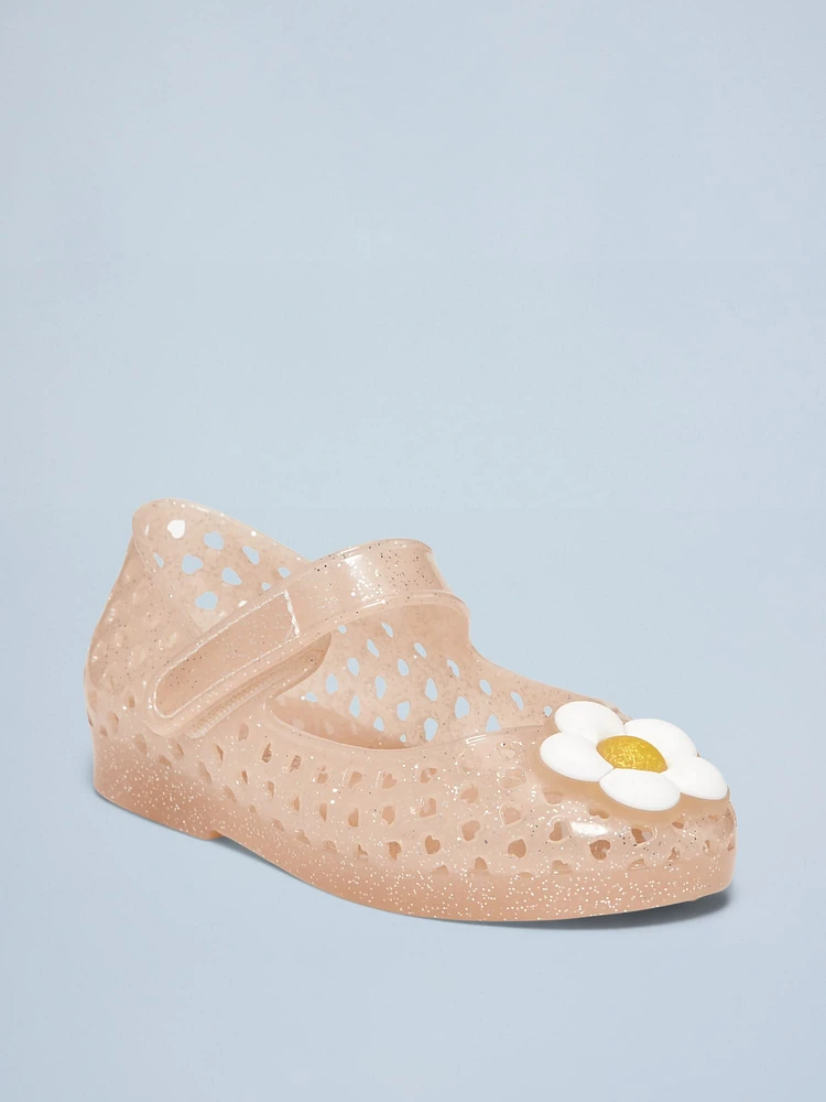 Jelly Mary-Jane Flats for Toddler Girls