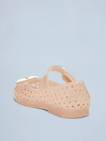 Jelly Mary-Jane Flats for Toddler Girls