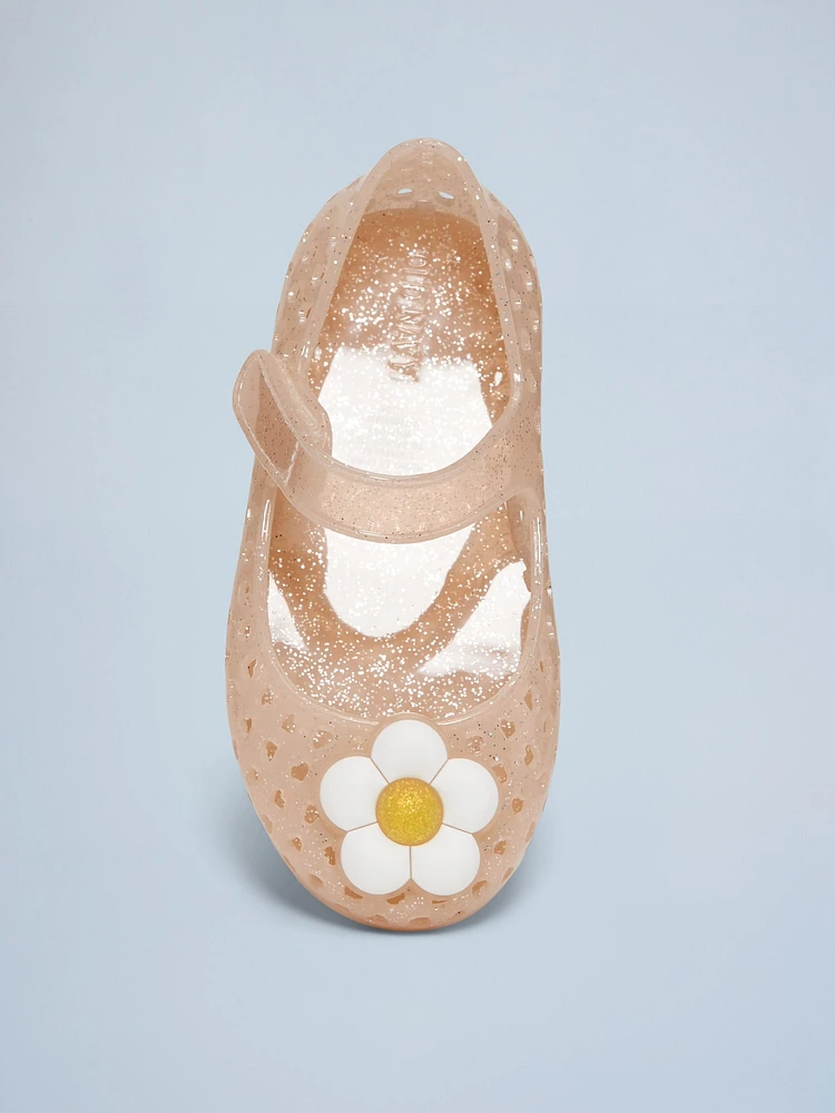 Jelly Mary-Jane Flats for Toddler Girls