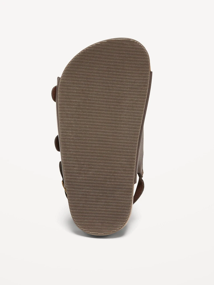 Faux-Leather Sandals for Toddler Boys