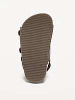 Faux-Leather Sandals for Toddler Boys