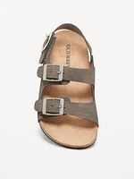 Faux-Leather Sandals for Toddler Boys