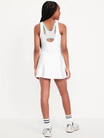 PowerSoft Sleeveless Ribbed Athletic Dress for Girls