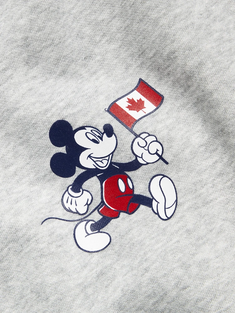 Old Navy x Disney© Mickey Mouse Flag Oversized Logo Graphic Sweatshirt