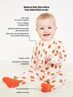 Sleep & Play 2-Way-Zip Footed One-Piece 3-Pack for Baby