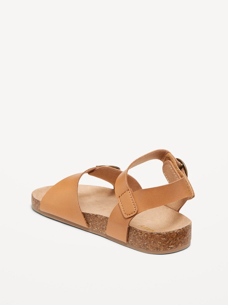 Faux-Leather Sandals for Toddler