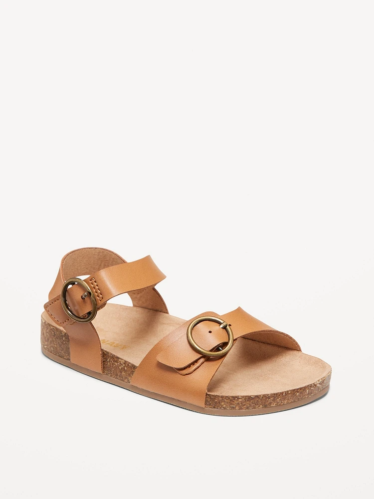 Faux-Leather Sandals for Toddler