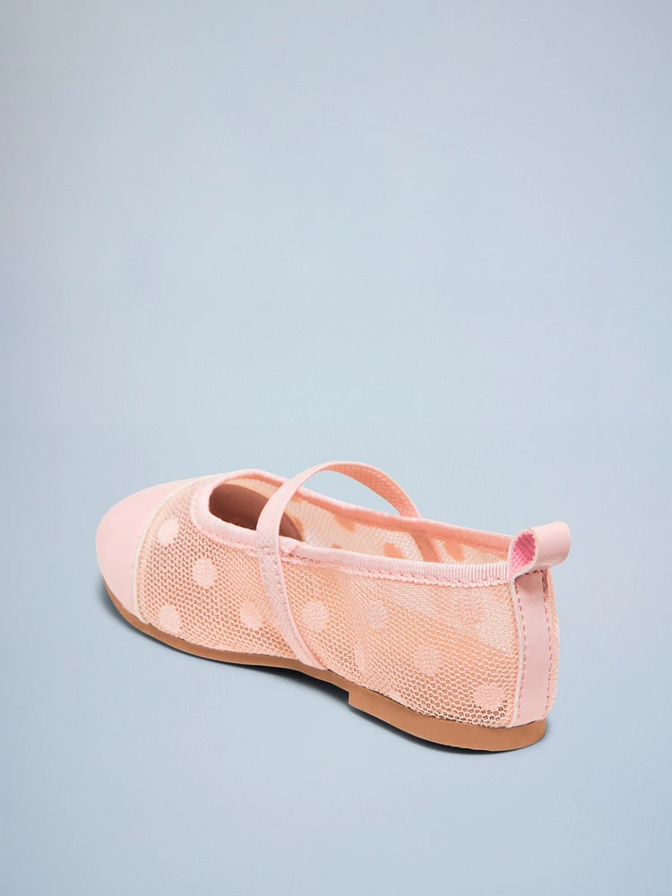 Mesh Ballet Flats for Toddler Girls