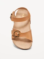 Faux-Leather Sandals for Toddler