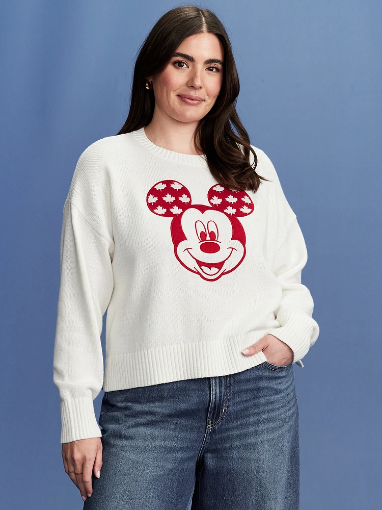 Old Navy x Disney© Mickey Mouse Flag Graphic Sweater