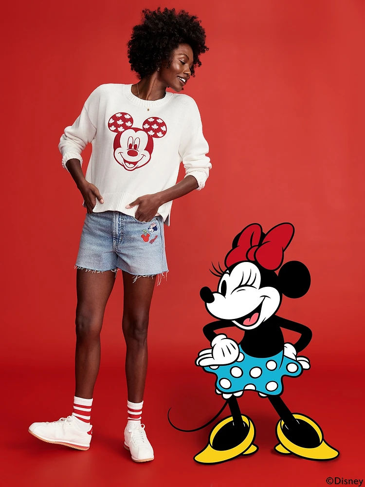 Old Navy x Disney© Mickey Mouse Flag Graphic Sweater