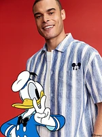 Old Navy x Disney© Linen-Blend Cropped Utility Shirt