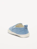 Disney© Mickey Mouse Canvas Slip-On Sneakers for Baby