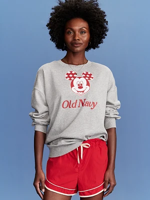 Old Navy x Disney© Mickey Mouse Oversized Graphic Flag Sweatshirt