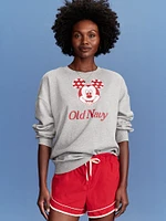 Old Navy x Disney© Mickey Mouse Oversized Graphic Flag Sweatshirt
