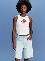 Old Navy x Disney© Mickey Mouse Snug Logo Graphic Flag Tank Top