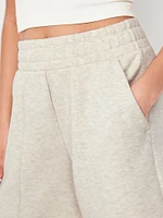 High-Waisted Bounce Fleece Shorts -- 8-inch inseam