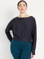 CloudMotion Boat-Neck Top