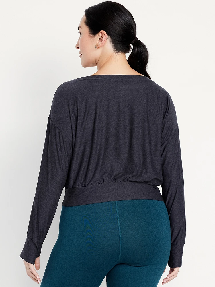 CloudMotion Boat-Neck Top