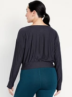CloudMotion Boat-Neck Top
