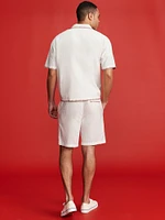 Old Navy x Disney© Mickey Mouse Linen-Blend Jogger Shorts -- inseam