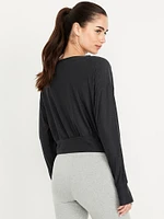 CloudMotion Boat-Neck Top