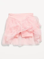 High-Waisted Tutu Performance Skort for Toddler Girls
