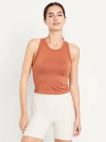 Fluid Seamless Fitted Crop Tank Top