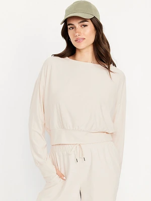 CloudMotion Boat-Neck Top