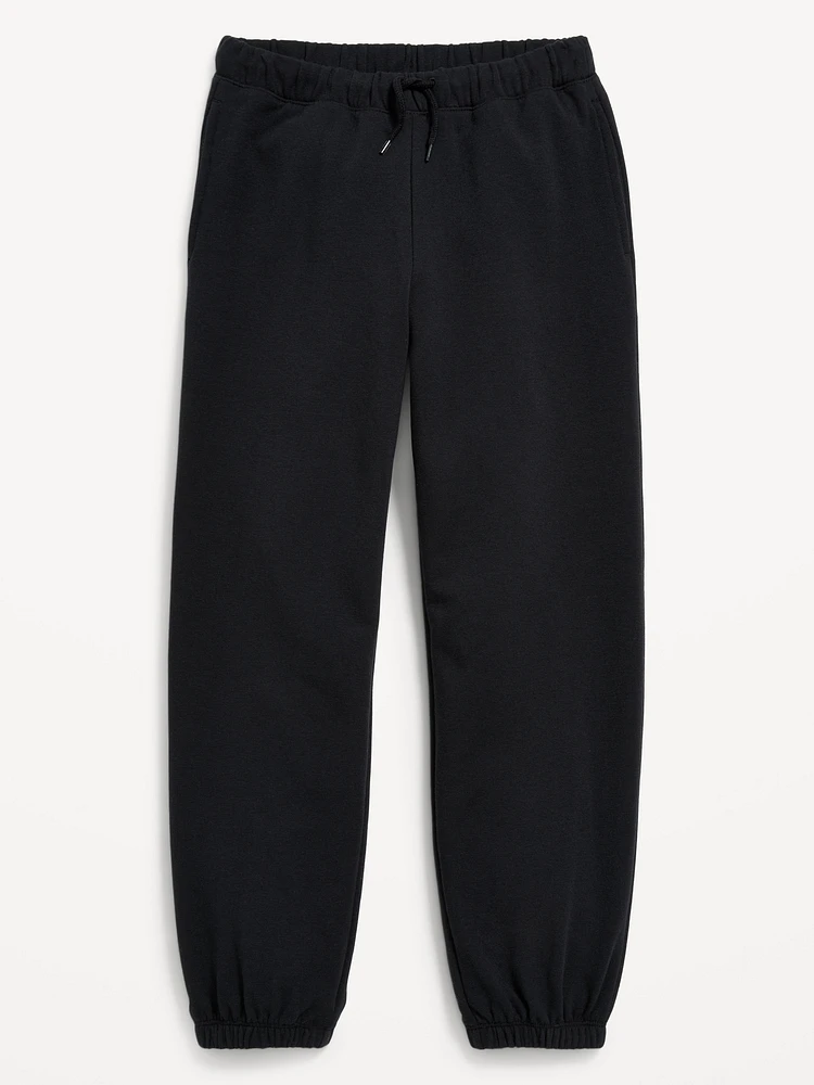 High-Waisted Jogger Sweatpants for Girls