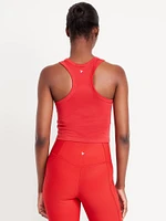 Fluid Seamless Fitted Crop Tank Top