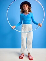 High-Waisted Jogger Sweatpants for Girls