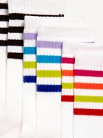 Striped Crew Socks 3-Pack for Girls