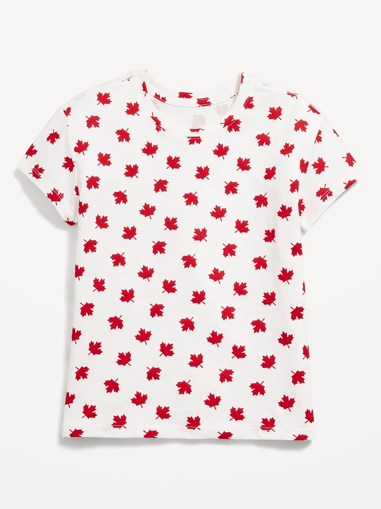 Softest Short-Sleeve Graphic T-Shirt for Girls