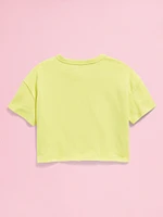 Old Navy x Disney© Cropped Graphic Raw-Edge T-Shirt for Girls