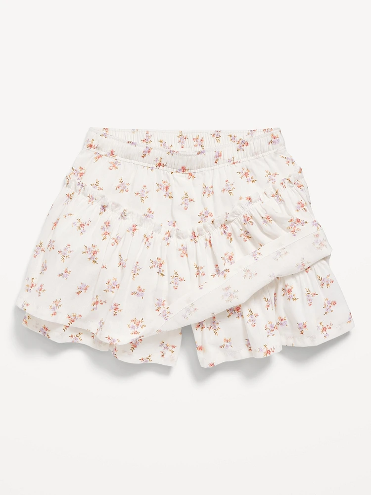High-Waisted Skort for Toddler Girls