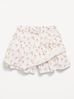 High-Waisted Skort for Toddler Girls