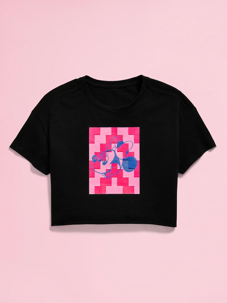 Old Navy x Disney© Cropped Graphic Raw-Edge T-Shirt for Girls