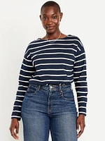Long-Sleeve Mariner Loose T-Shirt