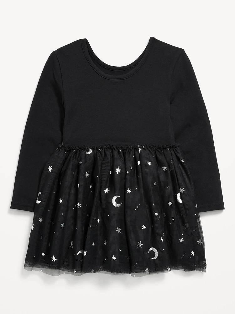 Long-Sleeve Tutu Dress for Toddler Girls