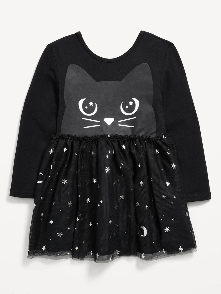 Long-Sleeve Tutu Dress for Toddler Girls