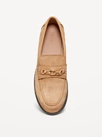 Faux-Leather Loafer