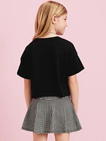 Old Navy x Disney© Cropped Graphic Raw-Edge T-Shirt for Girls