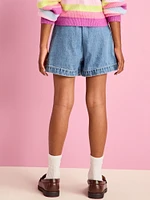Wrap-Front Skort for Girls