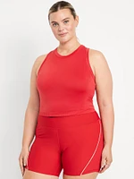 Fluid Seamless Fitted Crop Tank Top