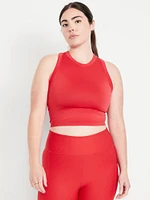 Fluid Seamless Fitted Crop Tank Top