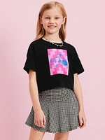 Old Navy x Disney© Cropped Graphic Raw-Edge T-Shirt for Girls