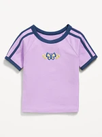Fitted Short-Sleeve Graphic T-Shirt for Girls