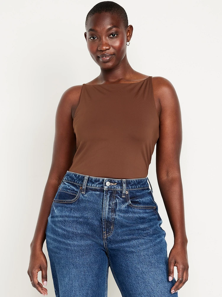 Double-Layer Cami Bodysuit