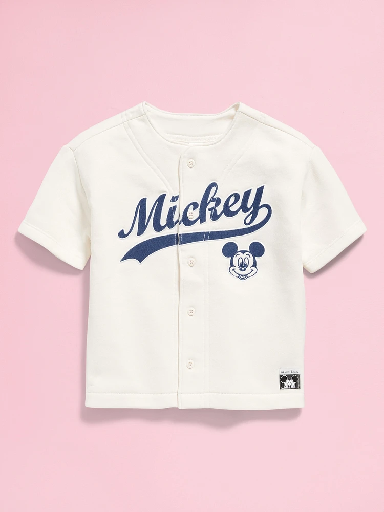 Old Navy x Disney© Oversized Mickey Mouse Baseball Shirt for Toddler Boys